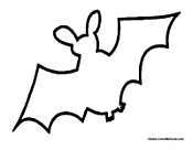 Bat Coloring Page 8