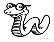 Worm with Glasses