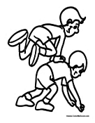 Kids Playing Leap Frog