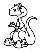 Cartoon Lizard