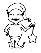 Baby Elf with Star