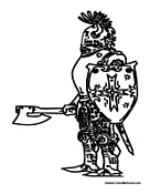 Medieval Knight with Armor