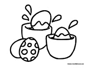 Coloring Easter Eggs