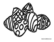 Lots of Easter Eggs to Color