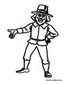 Pilgrim in Outfit