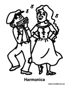 Harmonica Boy and Girl